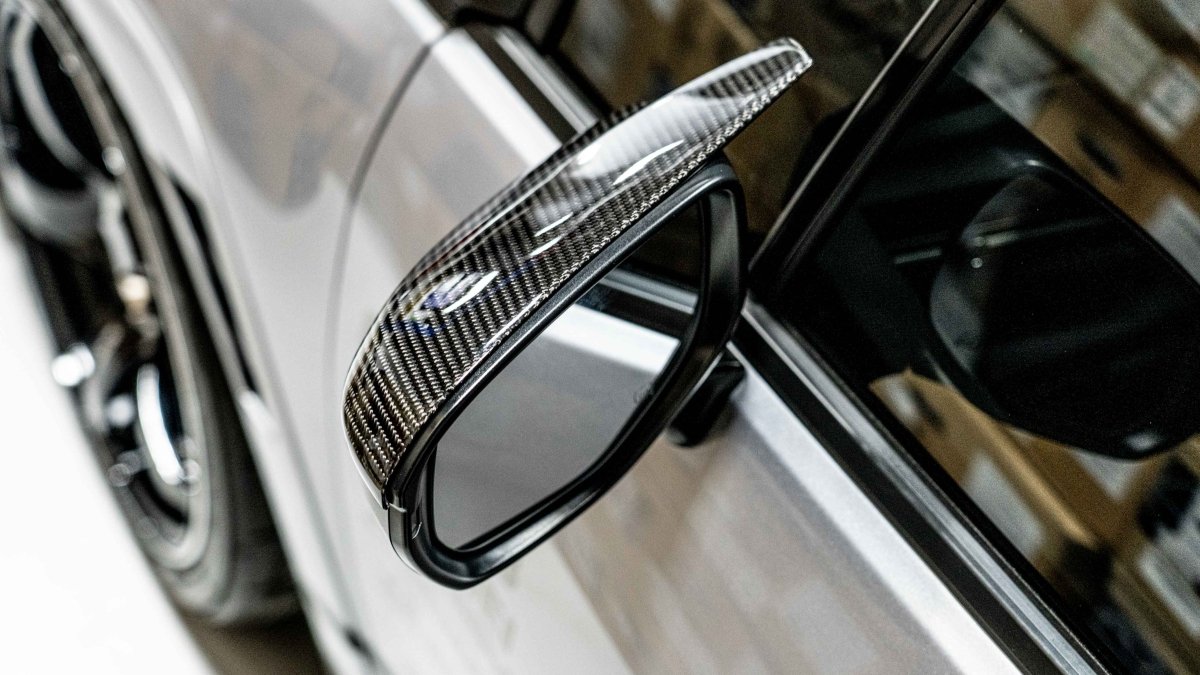 Compressive Tuning Arrowhead Carbon Fiber Mirror Caps 2022-2024 WRX