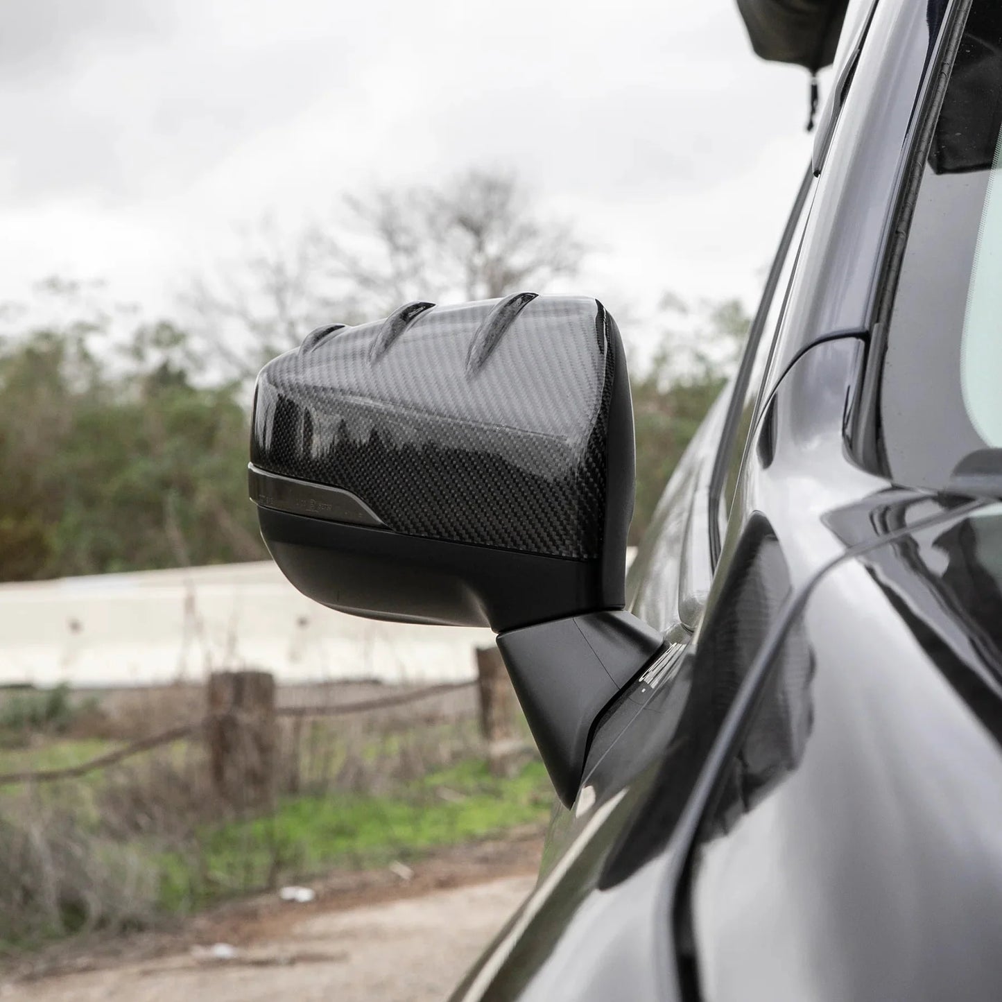 Compressive Tuning Carbon Fiber Mirror Caps 2019-2023 Forester / 2018-2023 Crosstrek