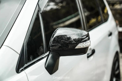 Compressive Tuning Carbon Fiber Mirror Caps 2019-2023 Forester / 2018-2023 Crosstrek