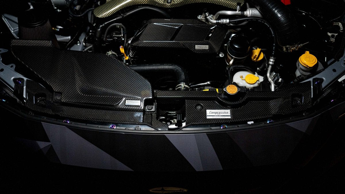 Compressive Tuning Carbon Fiber Smartflow Radiator Shroud 2022-2024 WRX
