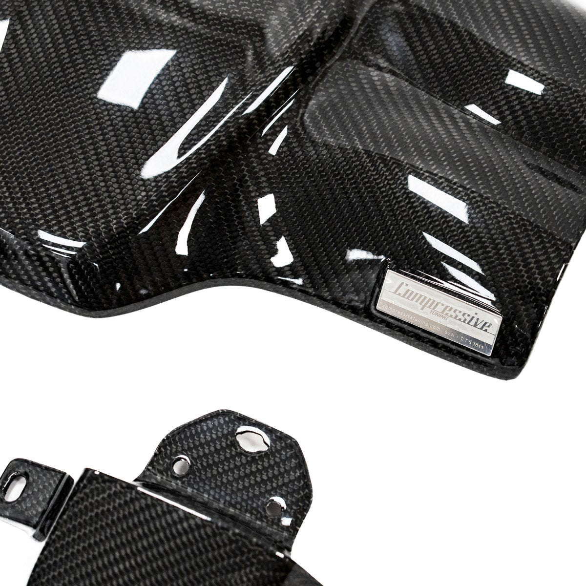 Compressive Tuning EngineArt Carbon Fiber Intake Manifold Cover w/ Pulley Cover Addon 2022-2024 BRZ / 2022-2024 GR86