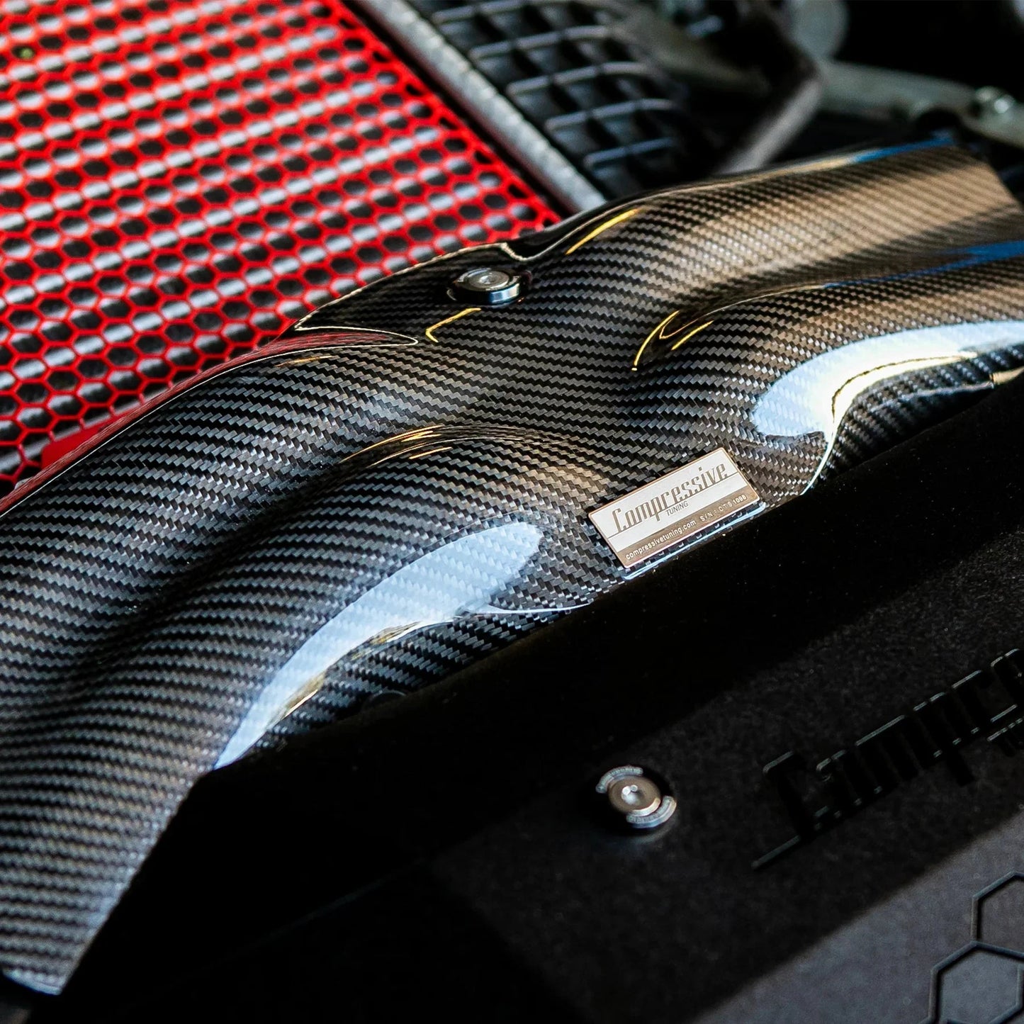 Compressive Tuning EngineArt Carbon Fiber Manifold Cover 2015-2021 WRX / 2014-2018 Forester XT