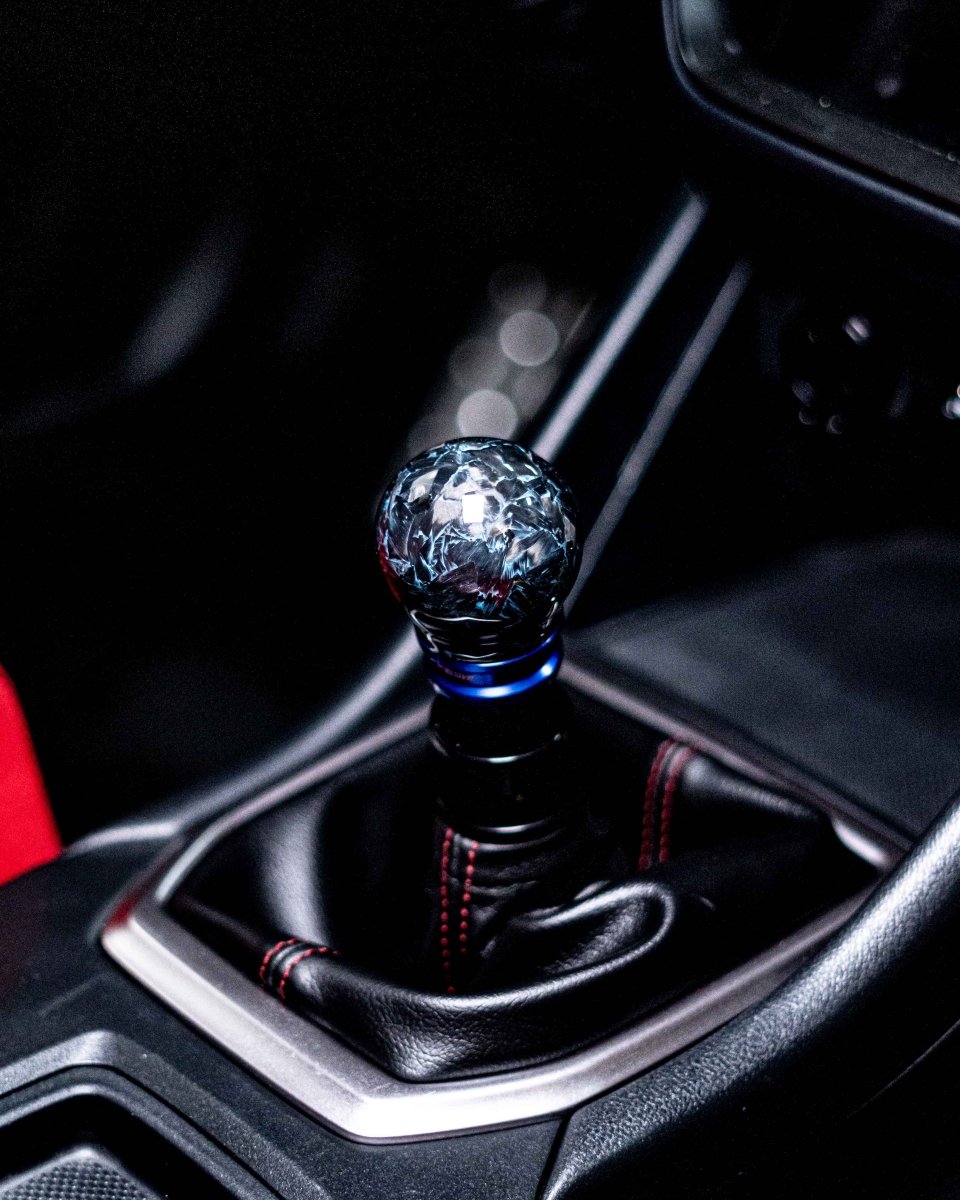 Compressive Tuning Forged Limited Edition Blue Carbon Fiber Shift Knob Most Subaru Models