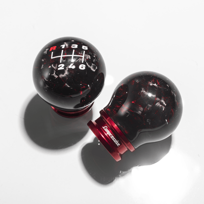 Compressive Tuning Forged Limited Edition Red Carbon Fiber Shift Knob Most Subaru Models