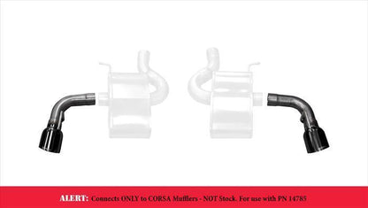 Corsa Pro Series 4.5" Dual Single Exhaust Tips | 2016-2018 Chevrolet Camaro SS/ZL1 (14775)