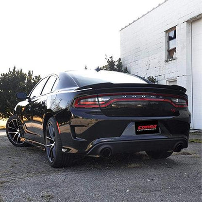 Corsa Performance Sport Sound Level Axle-Back Exhaust System | 2015-2021 Dodge Charger and 2017-2021 Chrysler 300 5.7L (21019/BLK)