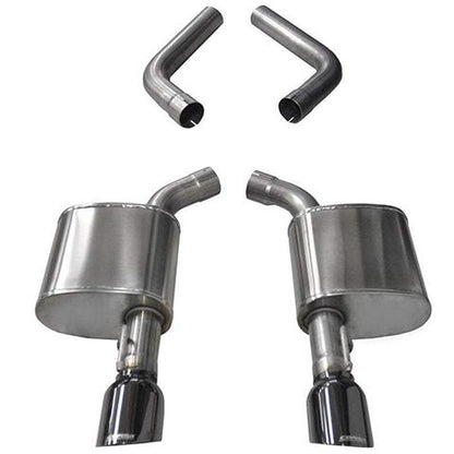 Corsa Performance Sport Sound Level Axle-Back Exhaust System | 2015-2021 Dodge Charger and 2017-2021 Chrysler 300 5.7L (21019/BLK)