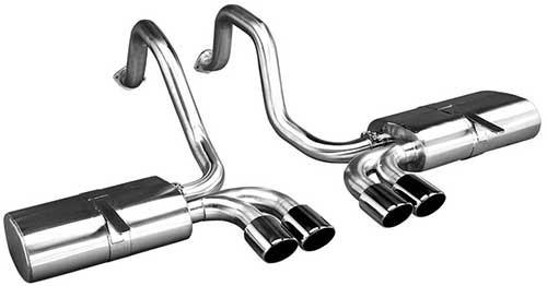 Corsa C5 Sport Axle-back Exhaust System - Black | 1997-2004 Chevy Corvette (14111BLK)