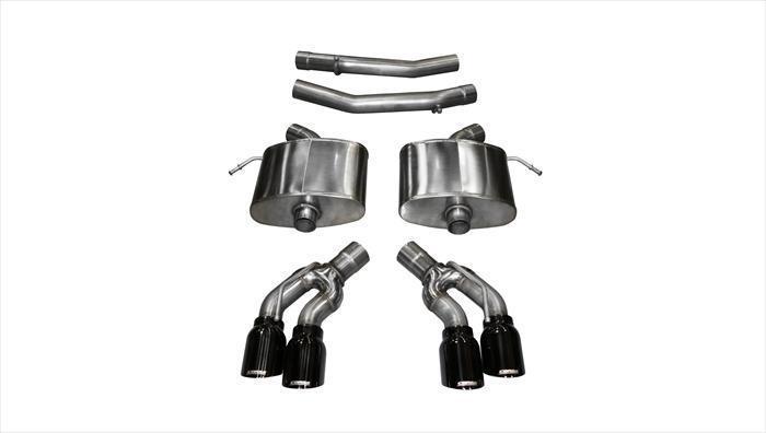 Corsa Sport Axle-Back w/ 4.0" Quad Tips | 2016-2017 Cadillac CTS-V Sedan (14357)