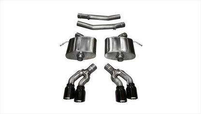 Corsa Sport Axle-Back w/ 4.0" Quad Tips | 2016-2017 Cadillac CTS-V Sedan (14357)