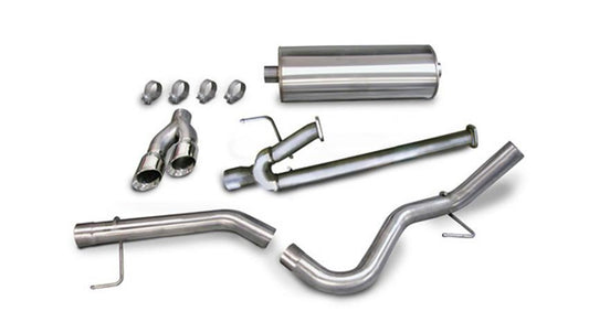 2007-2008 Toyota Tundra Double Cab/Crew Max 5.7L 3.0" Cat-Back, Single Side Exit with Twin 4.0" Polished Pro-Series Tips by Corsa (14577)