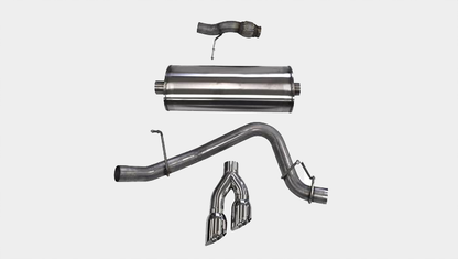 2015 Tahoe/Yukon Single Side Twin Tip Cat-back Exhaust - Polished by Corsa (14859)