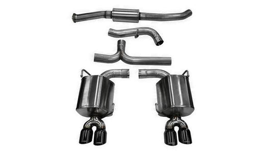 Corsa Black Pro-Series Twin 3.5" Dual Rear Exit | 2011-2014 Subaru Impreza WRX / STI (14863BLK)