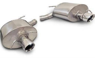 2011-2014 Cadillac CTS V 2.5" Axle-Back, Dual Rear Exit with Single 3.5" Polished Pro-Series Tips by Corsa (14948)