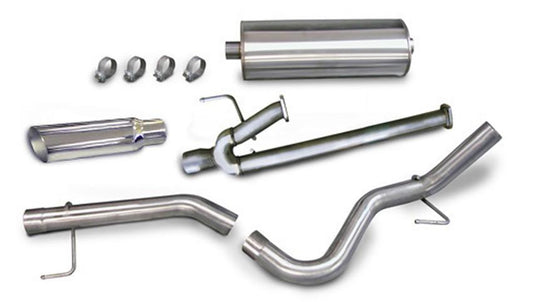 2011-2014 Toyota Tundra 5.7L Double Cab/Crew Max 3.0" Cat-Back, Single Side Exit with Single 4.0" Polished Slash Cut Tip by Corsa (24916)