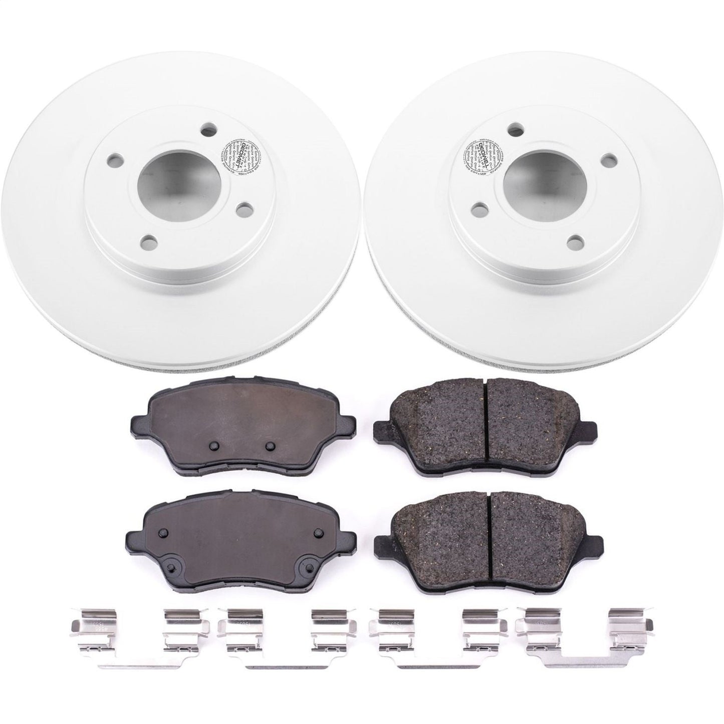 PowerStop Front Z17 Evolution Geomet Coated Brake Kit | Ford Fiesta (14-19) (CRK6818)