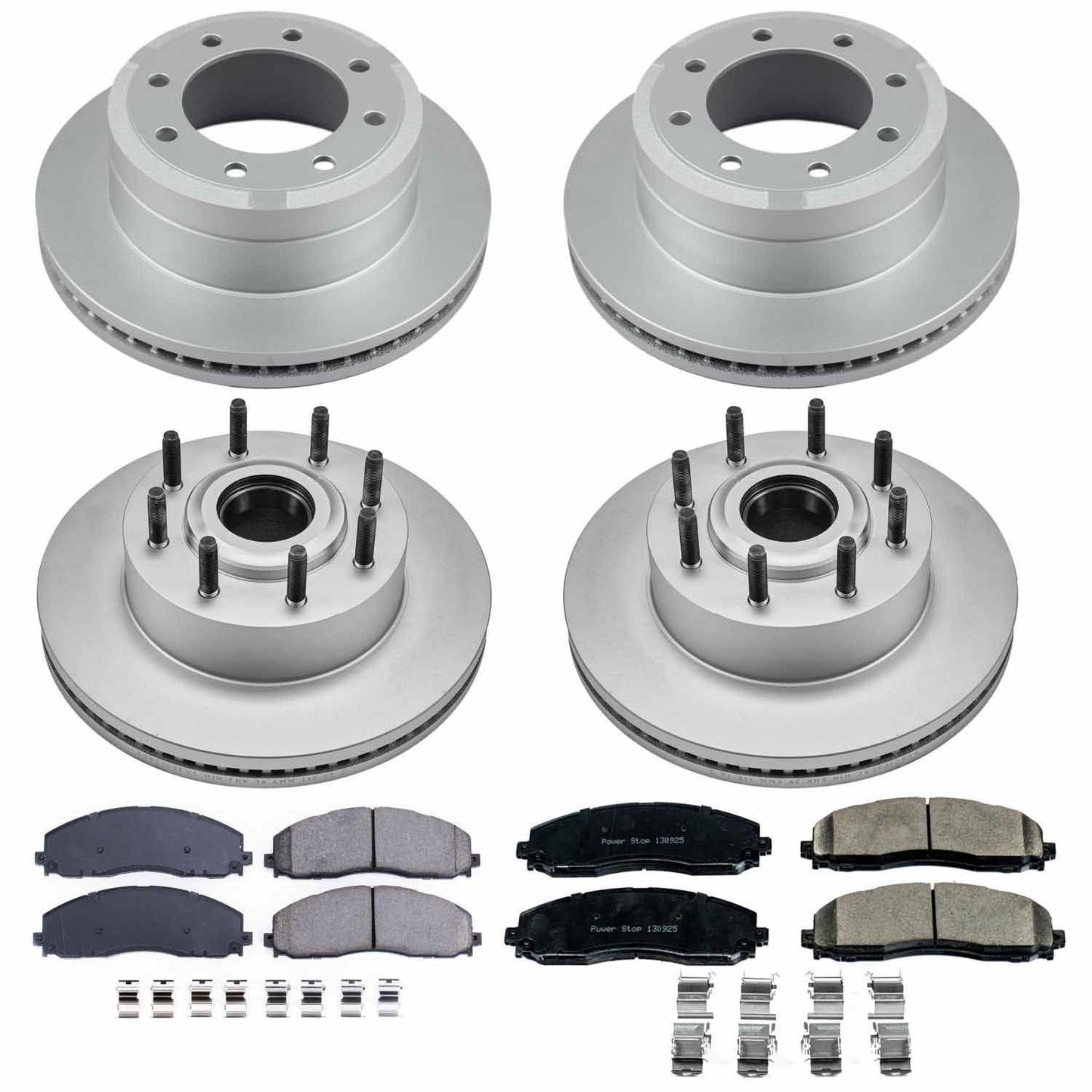 PowerStop Front & Rear Z17 Coated Brake Kit | Ford F-350 Super Duty (13-22) (CRK6820)