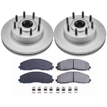 PowerStop Front Z17 Coated Brake Kit | Ford F-350 Super Duty (13-22) (CRK6821)