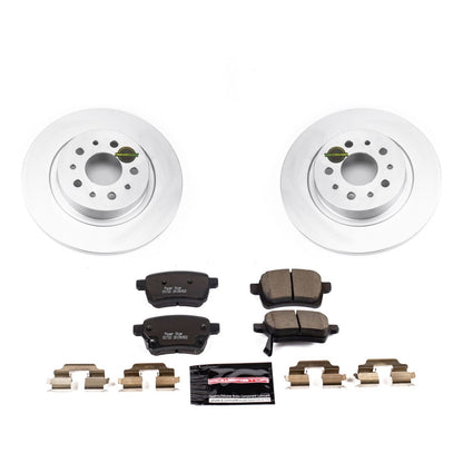 PowerStop Rear Z23 Evolution Sport Coated Brake Kit | Fiat 500L (14-19) (CRK6838)