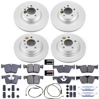 PowerStop Z23 Evolution Sport Coated Front & Rear Brake Kit | BMW 228i (14-15) (CRK6853)