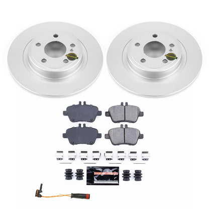 PowerStop Rear Z23 Evolution Sport Coated Brake Kit | Mercedes-Benz SLC300 (17) (CRK6895)