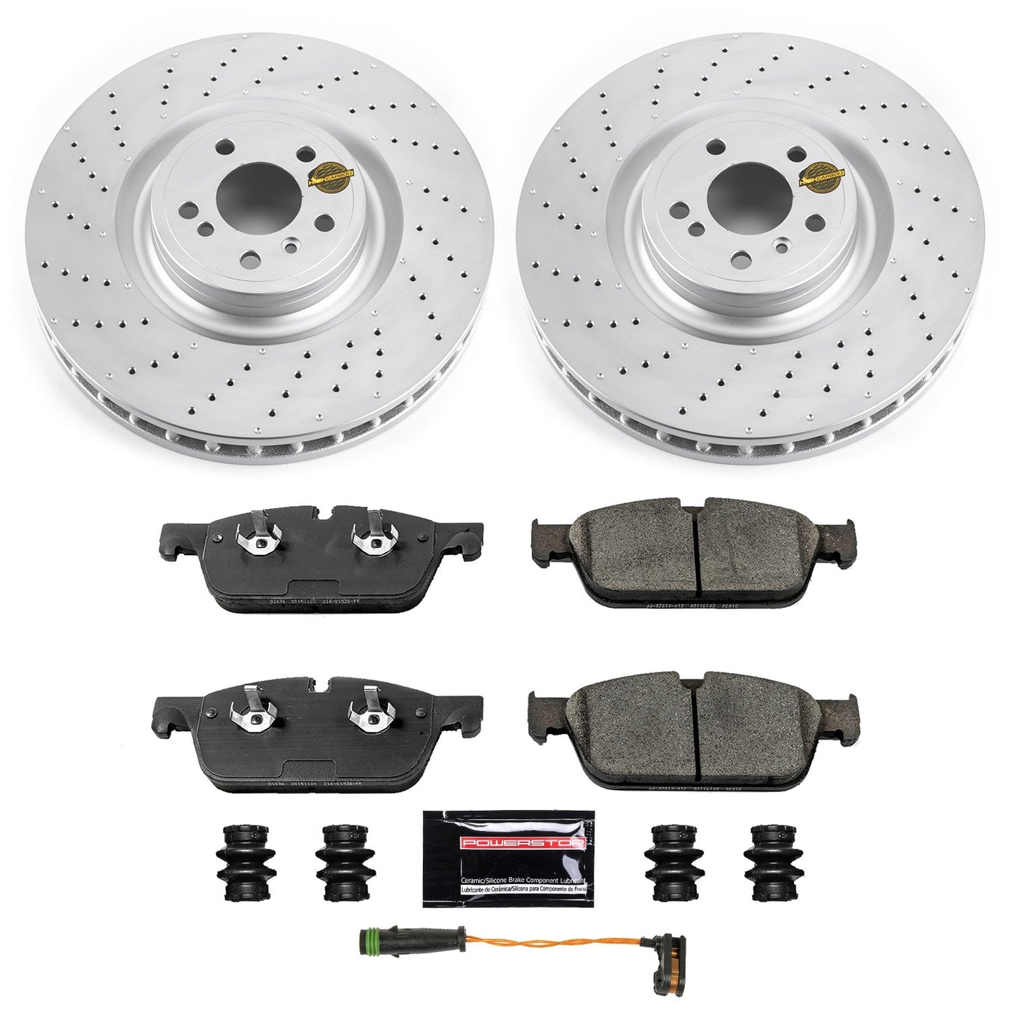 PowerStop Front Z23 Coated Brake Kit | Mercedes-Benz GLS550 (17-18) (CRK6900)