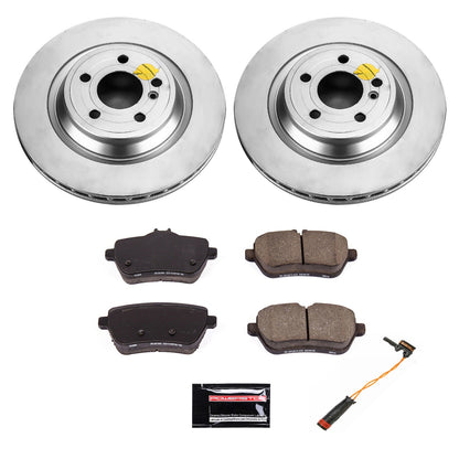 PowerStop Rear Z23 Evolution Sport Coated Brake Kit | Mercedes-Benz SL400 (15-16) (CRK6904)