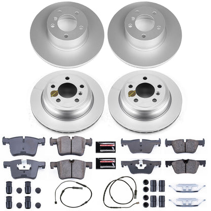 PowerStop Front & Rear Z23 Evolution Sport Coated Brake Kit | BMW 320i xDrive (13-18) (CRK6925)