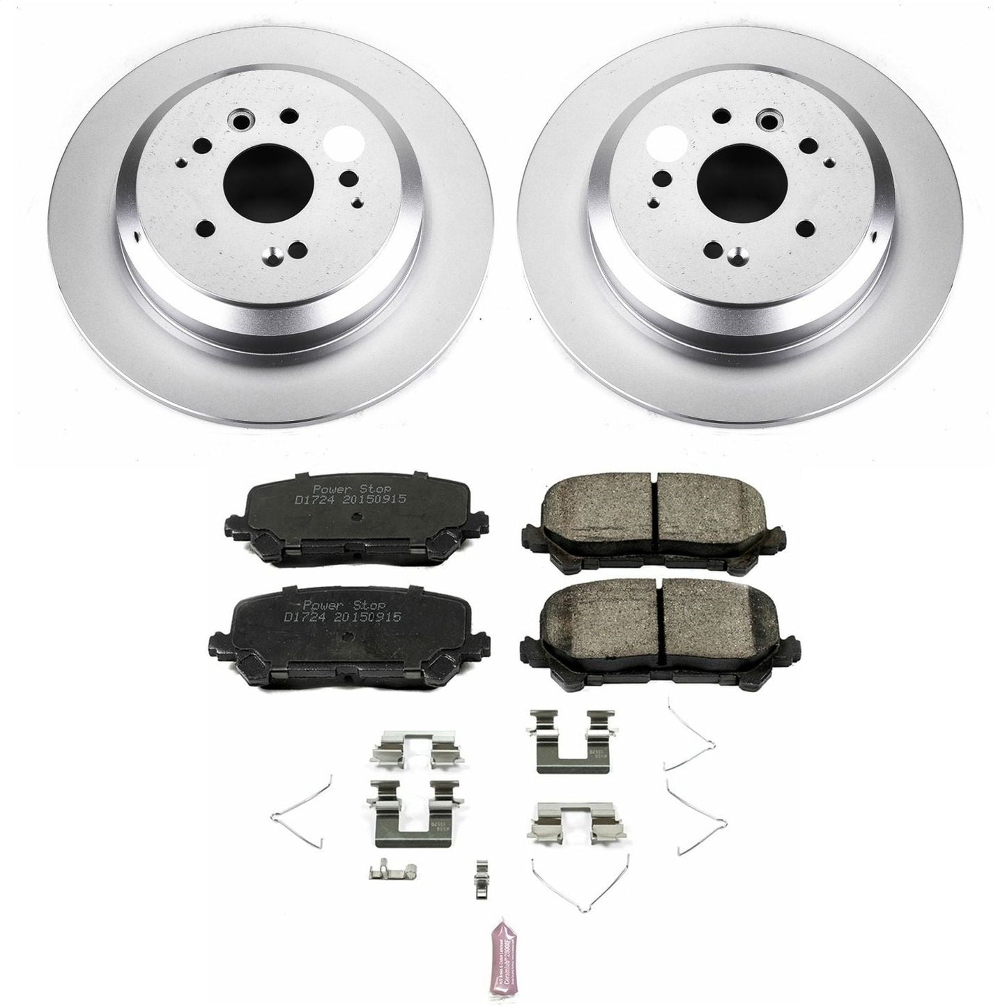 PowerStop Rear Z17 Evolution Geomet Coated Brake Kit | Acura MDX (14-16) (CRK6953)