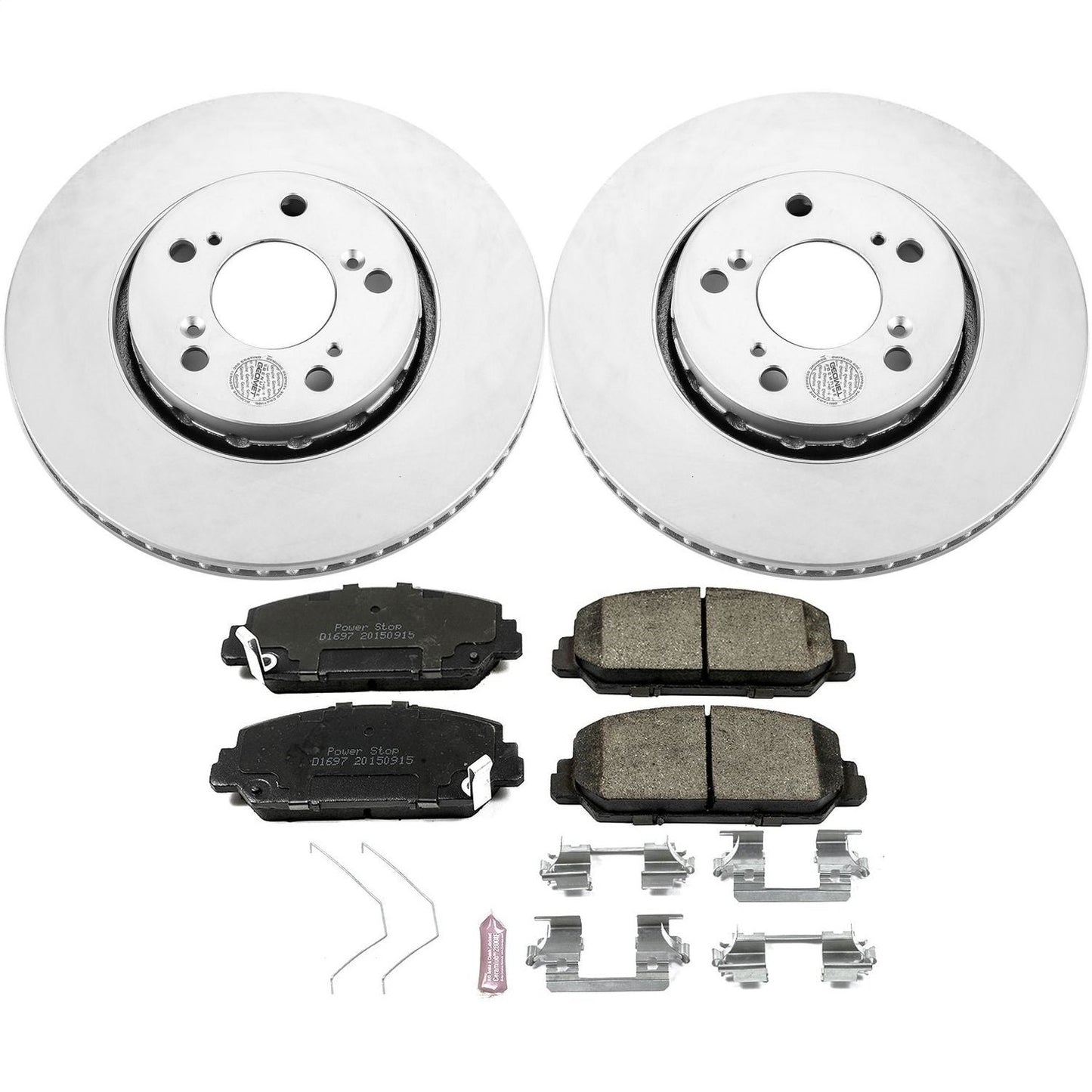 PowerStop Front Z17 Evolution Geomet Coated Brake Kit | Acura RLX (14-19) (CRK6955)