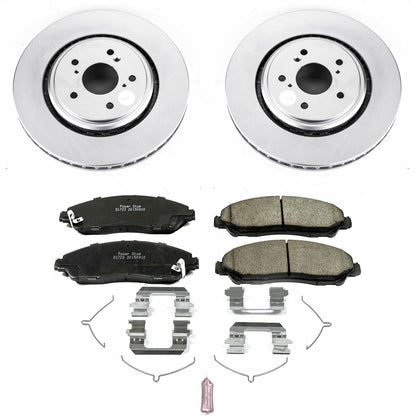 PowerStop Front Z17 Evolution Geomet Coated Brake Kit | Acura MDX (14-16) (CRK6957)