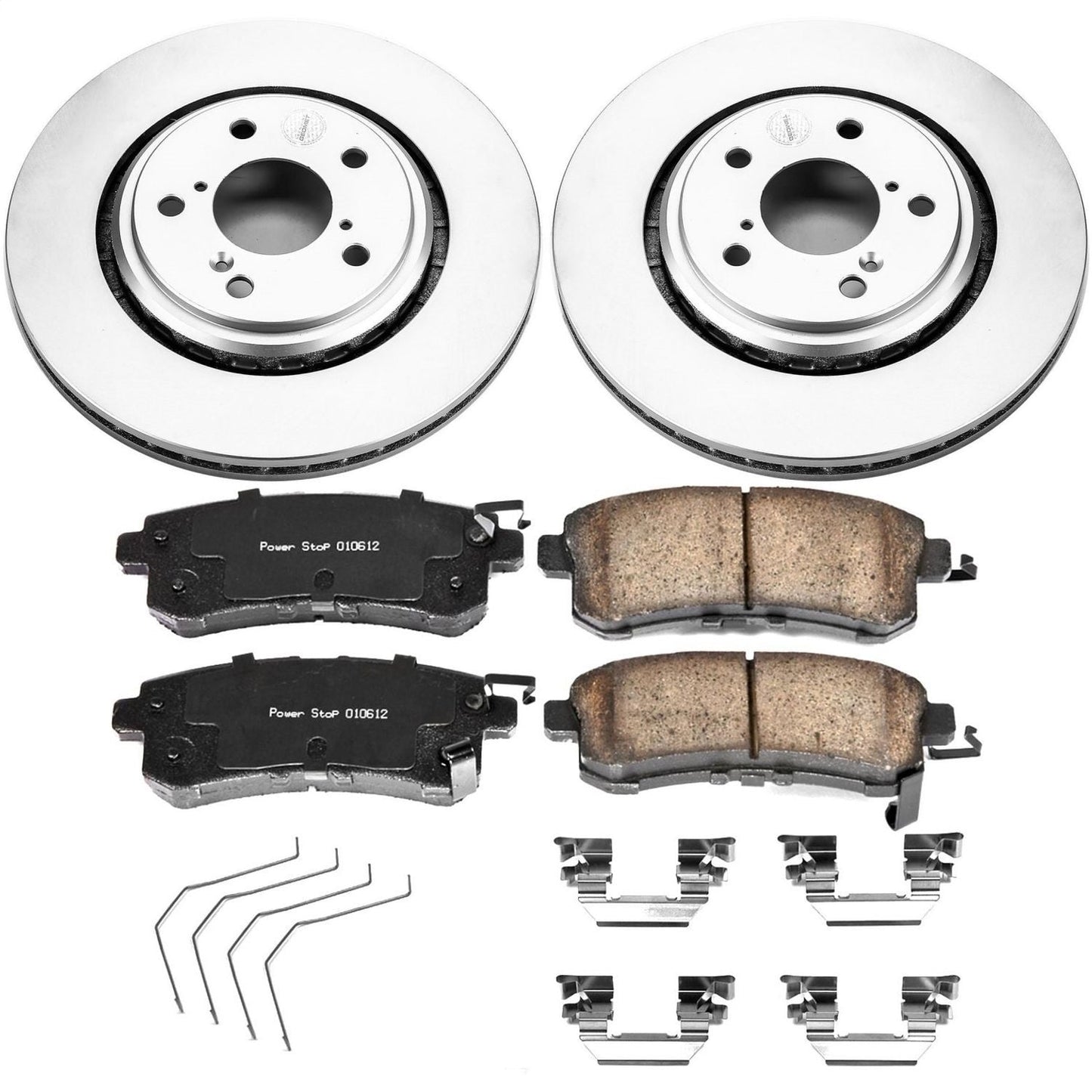 PowerStop Front Z17 Evolution Geomet Coated Brake Kit | Honda Odyssey (15-17) (CRK6959)