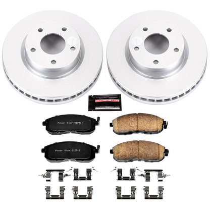 PowerStop Front Z17 Evolution Geomet Coated Brake Kit | Nissan Sentra (13-18) (CRK6961)