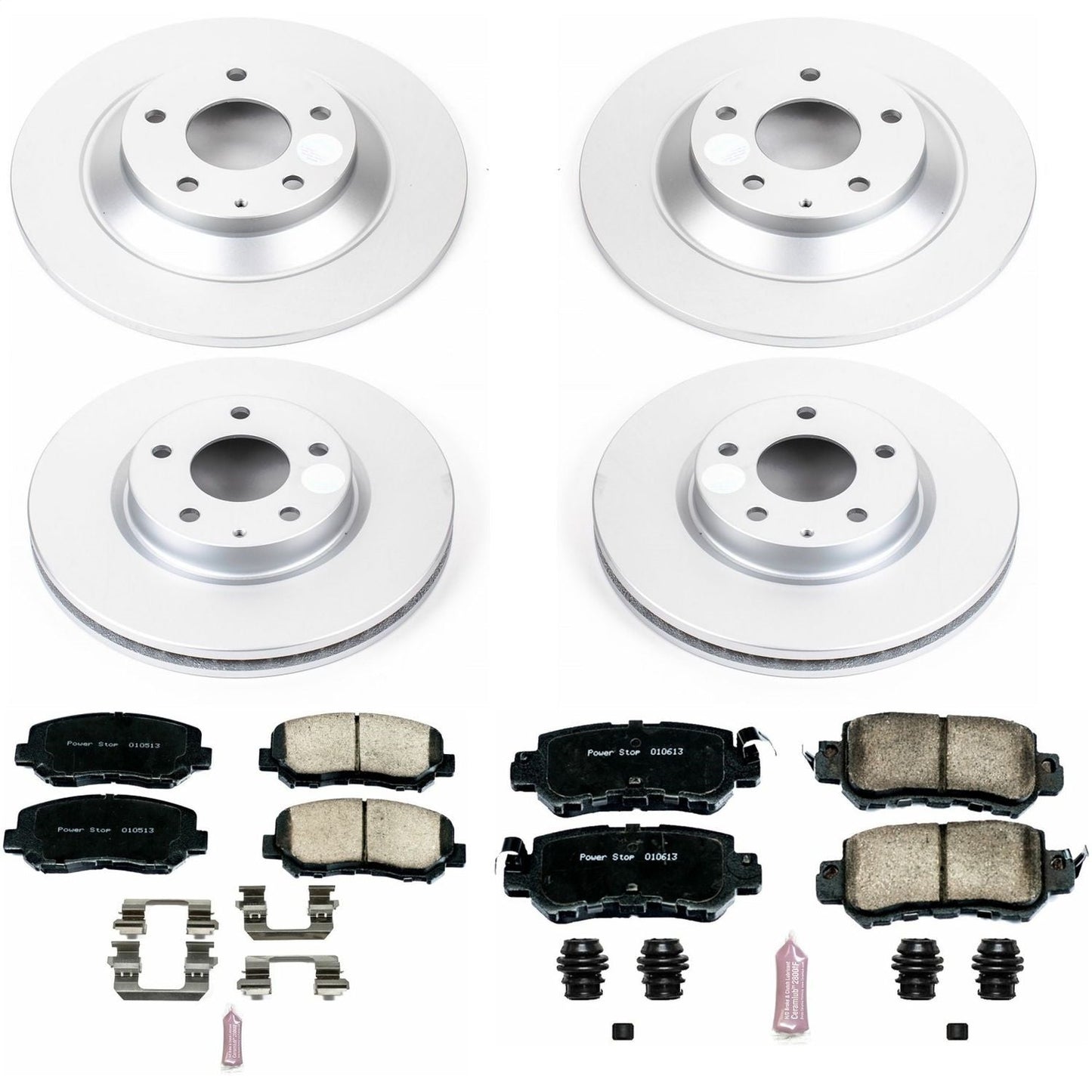 PowerStop Front & Rear Z17 Evolution Geomet Coated Brake Kit | Mazda CX-5 (13-15) (CRK6965)