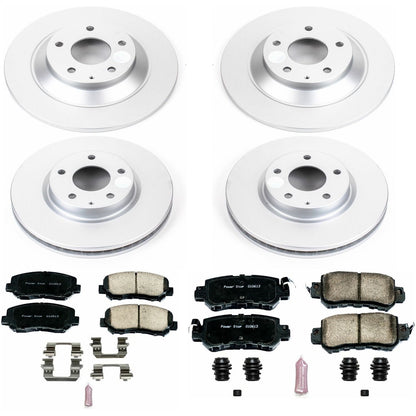 PowerStop Front & Rear Z17 Evolution Geomet Coated Brake Kit | Mazda CX-5 (13-15) (CRK6965)