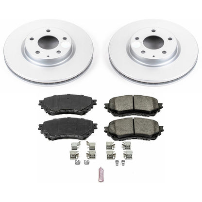 PowerStop Z17 Evolution Geomet Coated Front Brake Kit | Mazda 6 (14-18) (CRK6968)