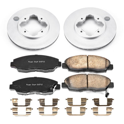 PowerStop Front Z17 Evolution Geomet Coated Brake Kit | Acura CL (97) (CRK697)