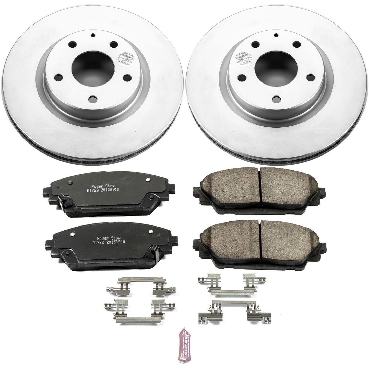 PowerStop Z17 Evolution Geomet Coated Front Brake Kit | Mazda 3 (14-18) (CRK6971)