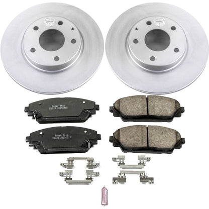 PowerStop Front Z17 Evolution Geomet Coated Brake Kit | Mazda 3 (14-16) (CRK6974)