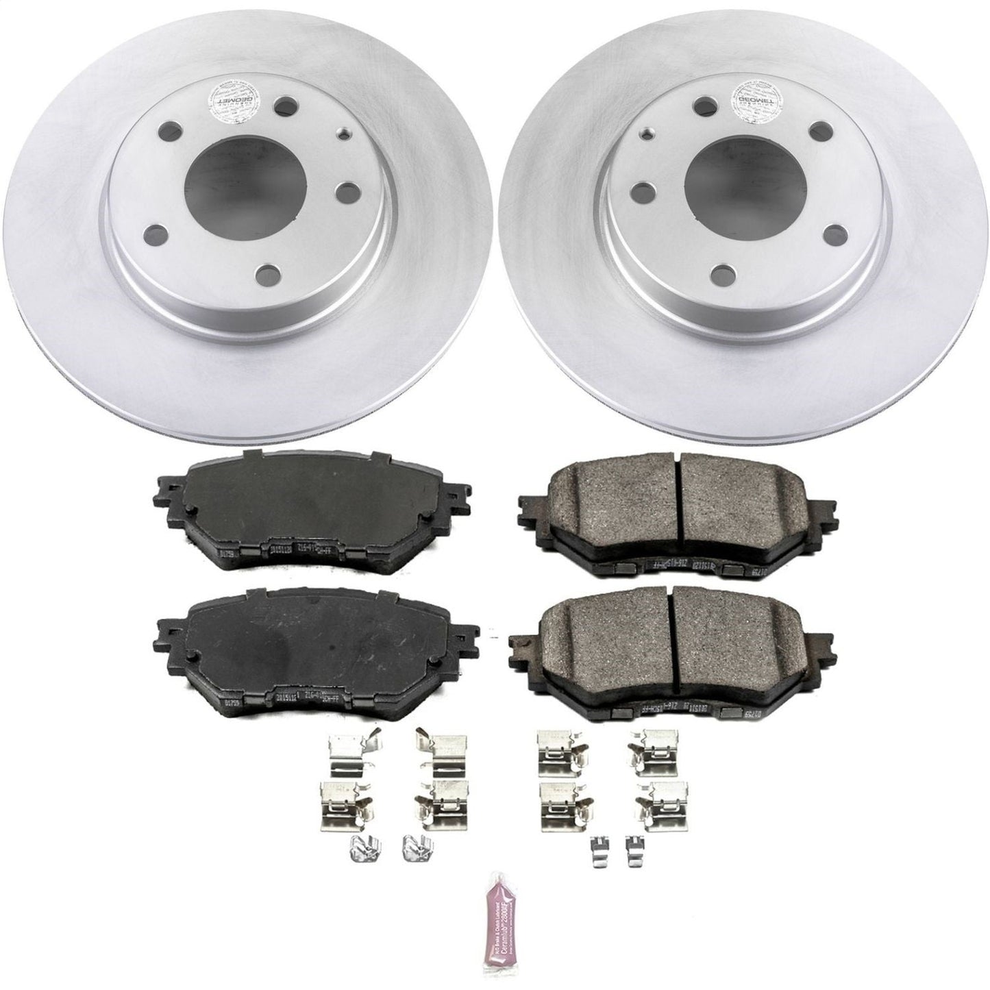PowerStop Front Z17 Evolution Geomet Coated Brake Kit | Mazda 3 (14-16) (CRK6975)