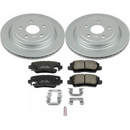 PowerStop Rear Z17 Evolution Geomet Coated Brake Kit | Cadillac CTS (14-18) (CRK6991)