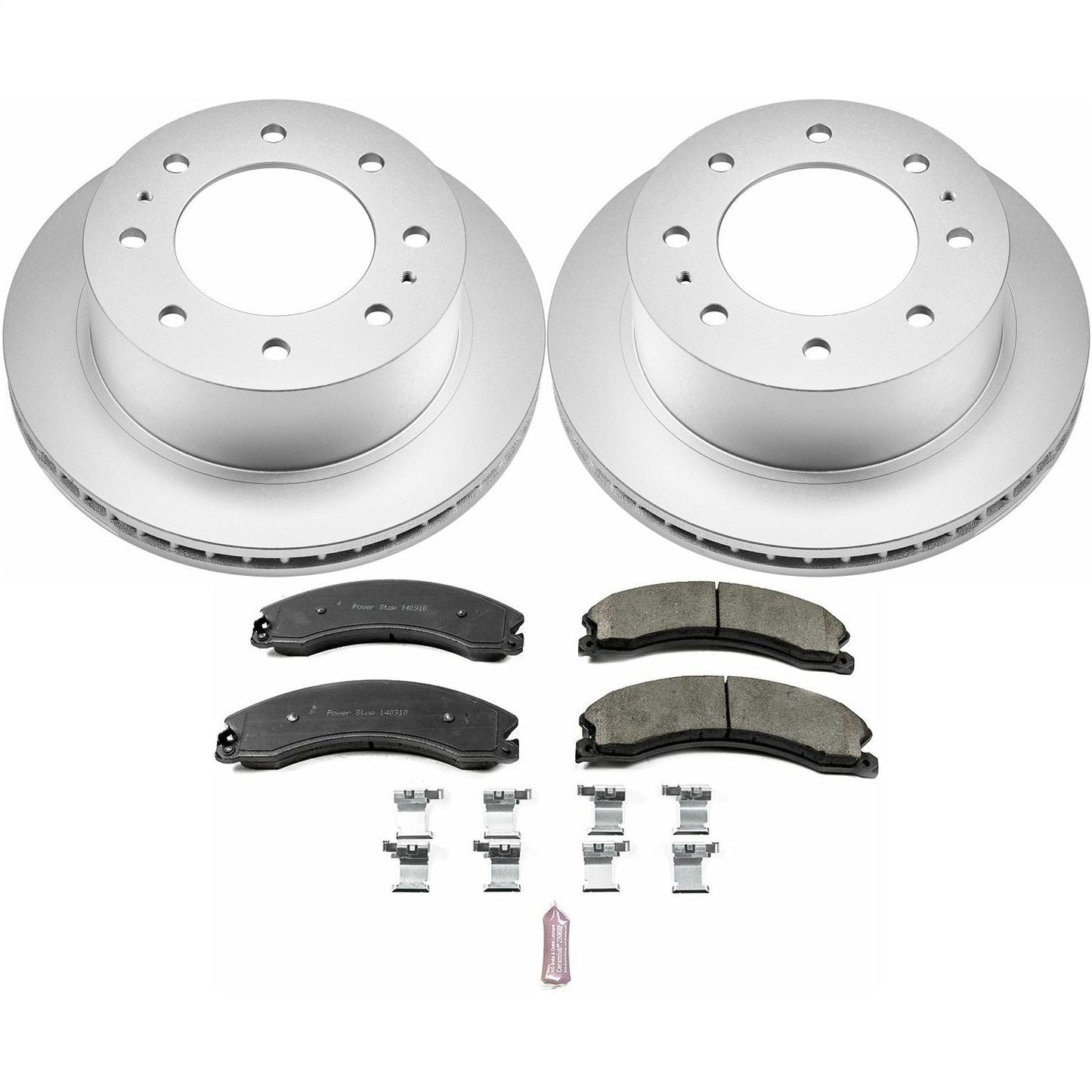 PowerStop Rear Z17 Coated Brake Kit | GMC Sierra 2500 HD (15-19) (CRK6993)