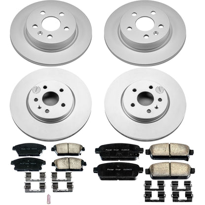 PowerStop Front & Rear Z17 Evolution Geomet Coated Brake Kit | Chevrolet Trax (15-16) (CRK6995)