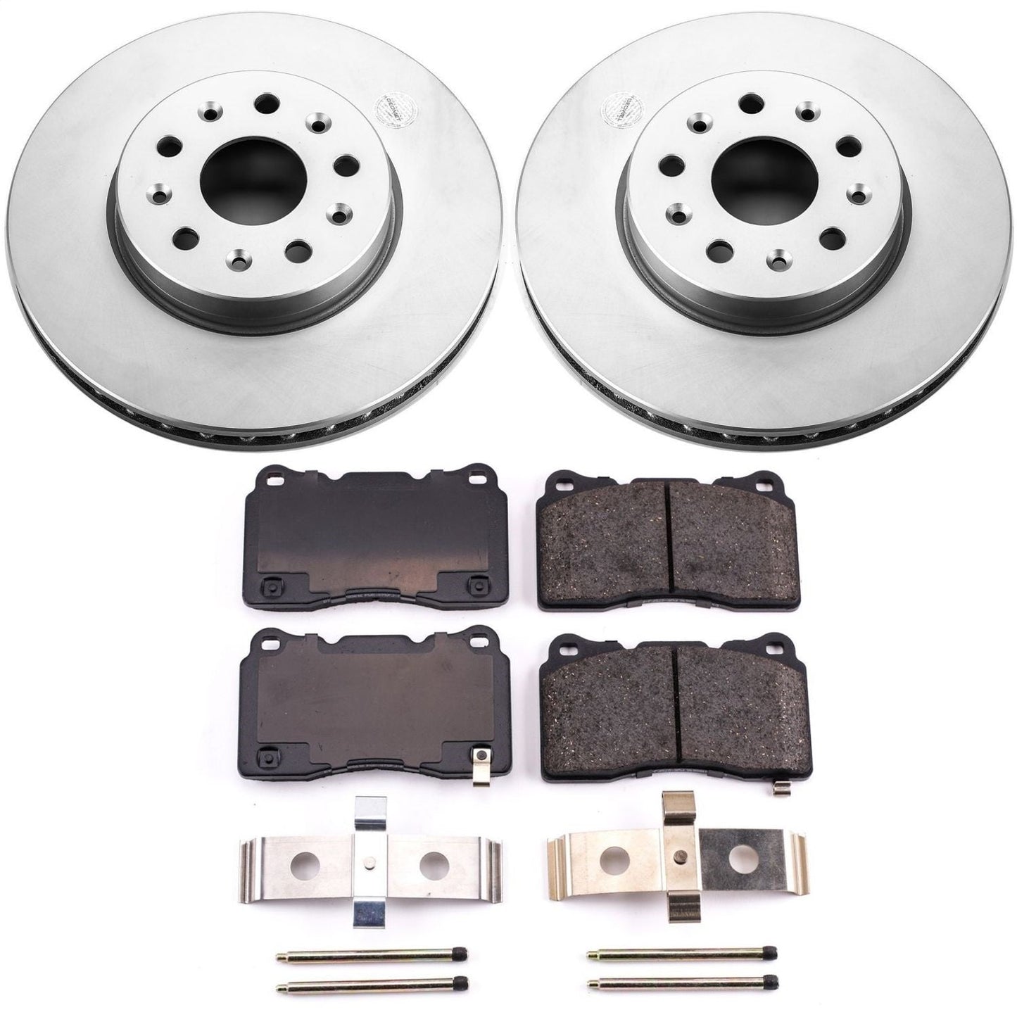 PowerStop Front Z17 Evolution Geomet Coated Brake Kit | Cadillac CTS (14-18) (CRK7001)