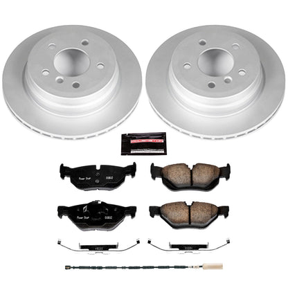 PowerStop Rear Z23 Evolution Sport Coated Brake Kit | BMW X1 (13-15) (CRK7008)