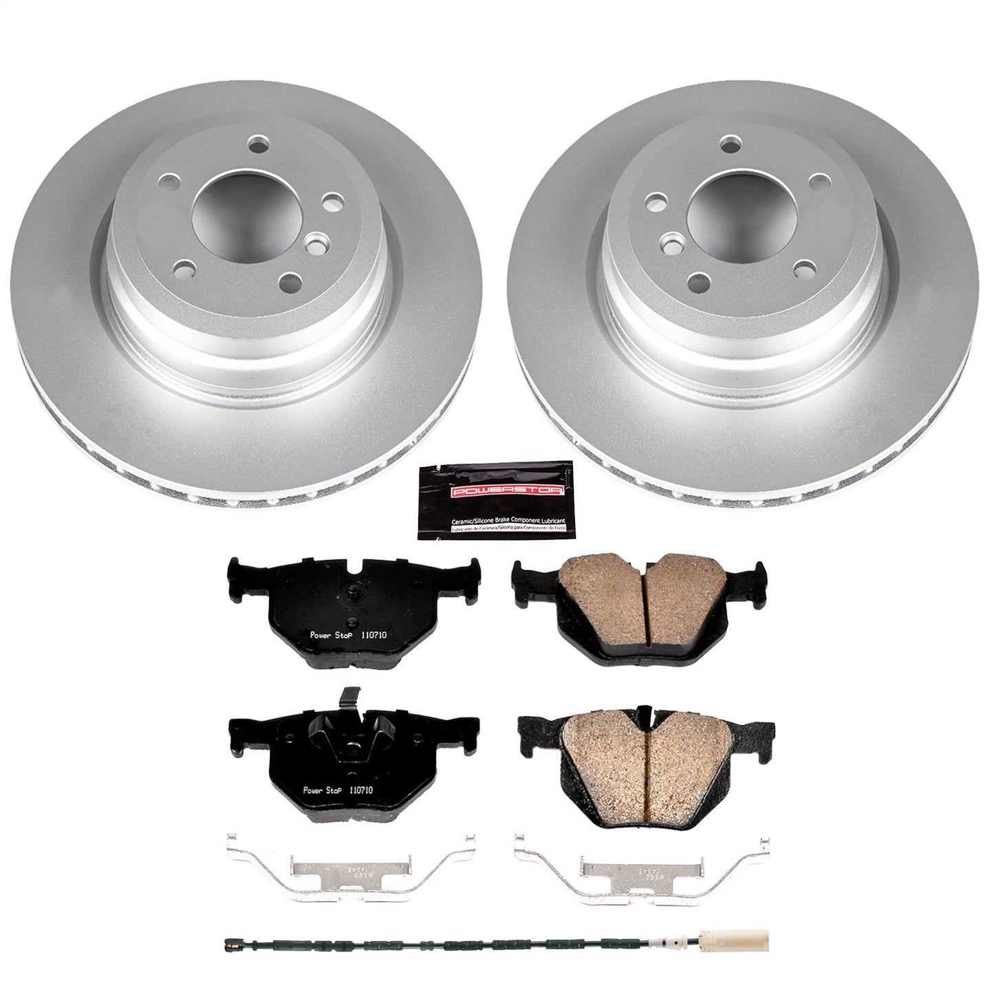 PowerStop Rear Z23 Evolution Sport Coated Brake Kit | BMW X1 (13-15) (CRK7009)