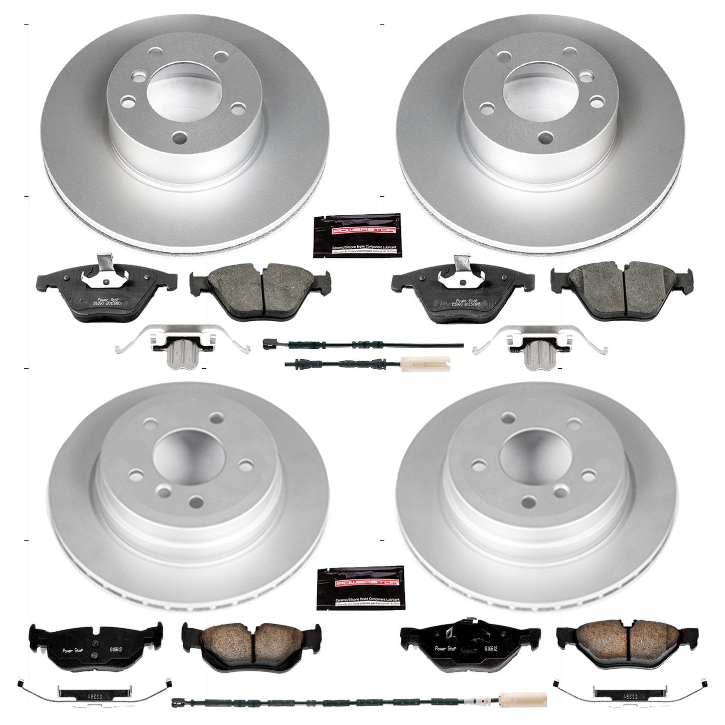 PowerStop Front & Rear Z23 Evolution Sport Coated Brake Kit | BMW X1 (13-15) (CRK7024)
