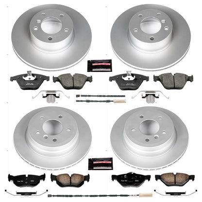 PowerStop Front & Rear Z23 Evolution Sport Coated Brake Kit | BMW X1 (13-15) (CRK7025)