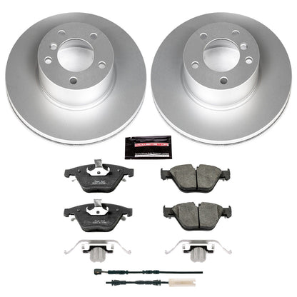 PowerStop Front Coated Z23 Evolution Sport Brake Kit | BMW X1 (13-15) (CRK7026)