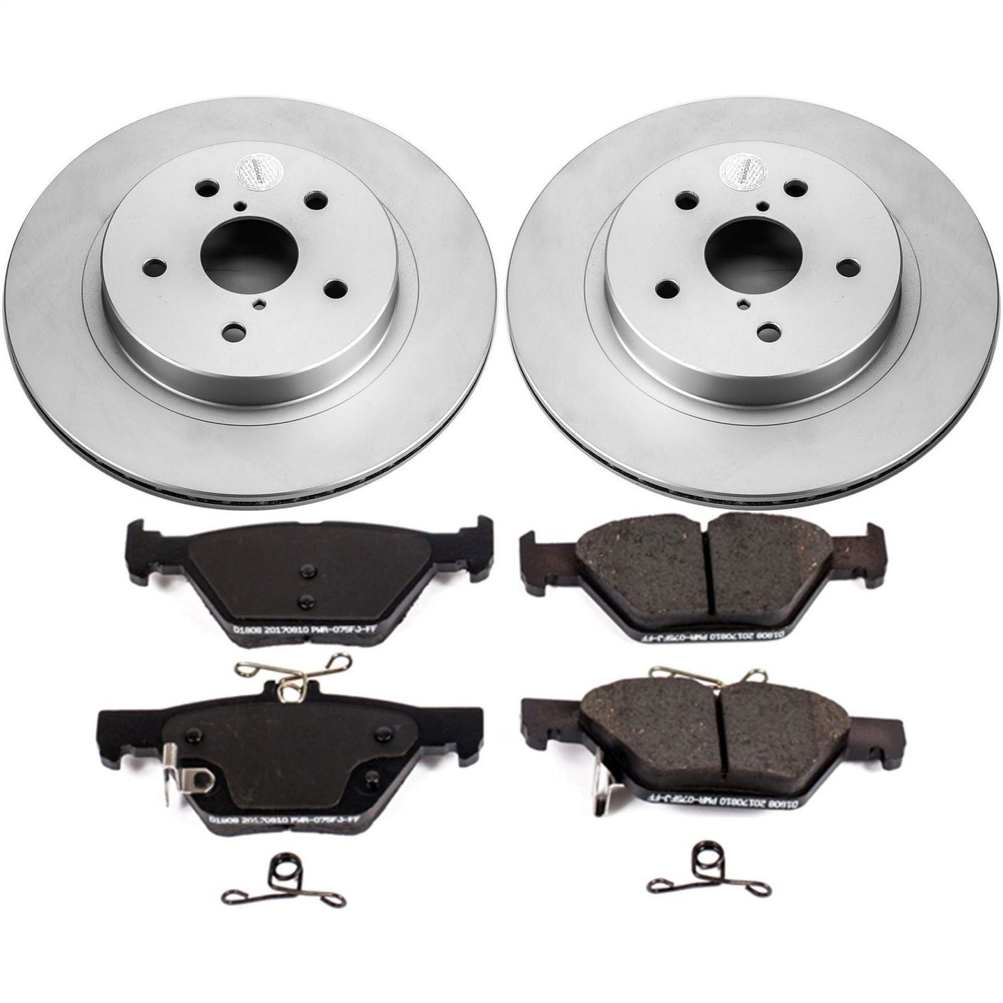 PowerStop Rear Z17 Evolution Geomet Coated Brake Kit | Subaru Legacy (15-18) (CRK7039)